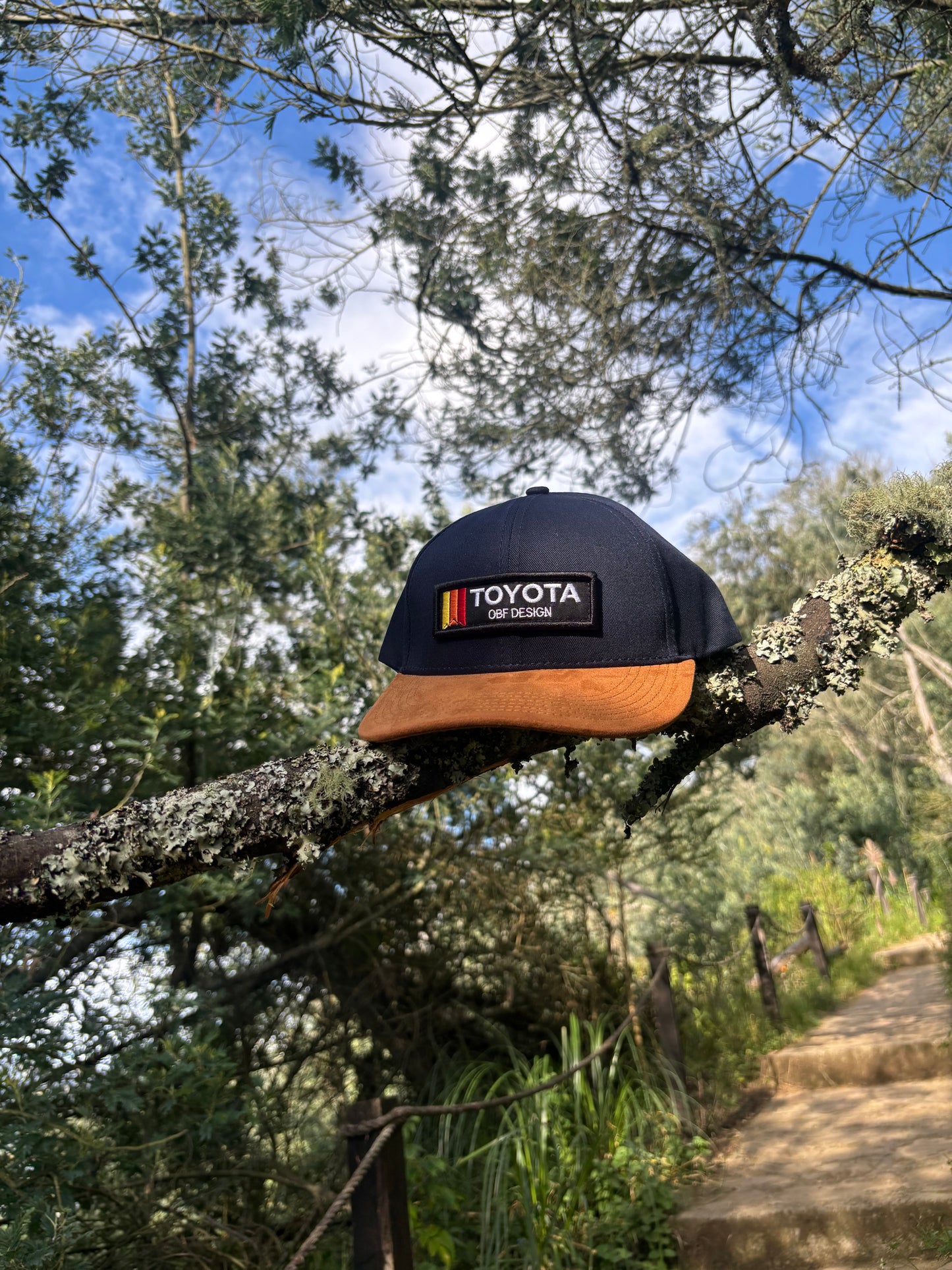 Gorra Toyota Azul Gamuza By OBF Design