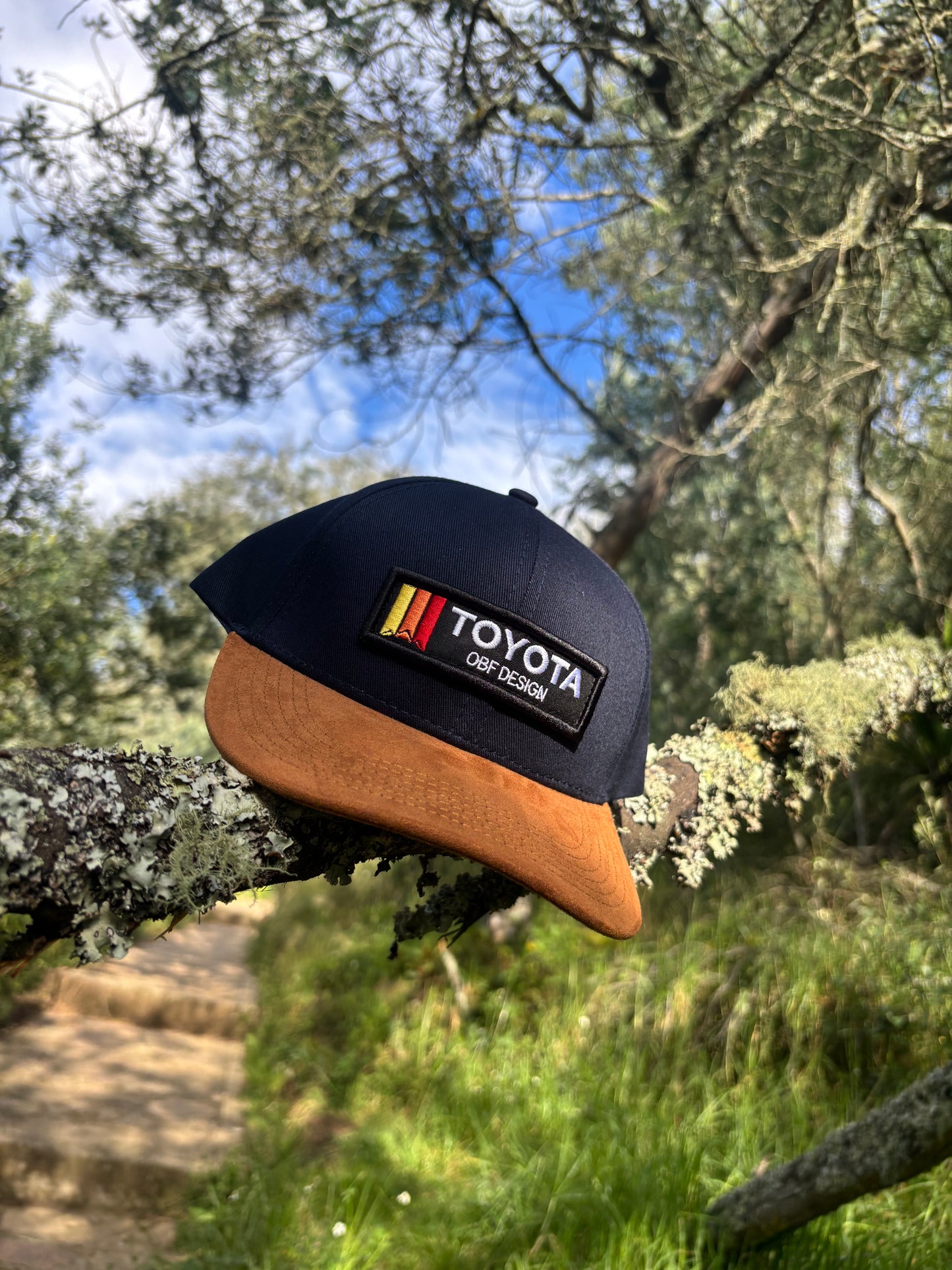 Gorra Toyota Azul Gamuza By OBF Design