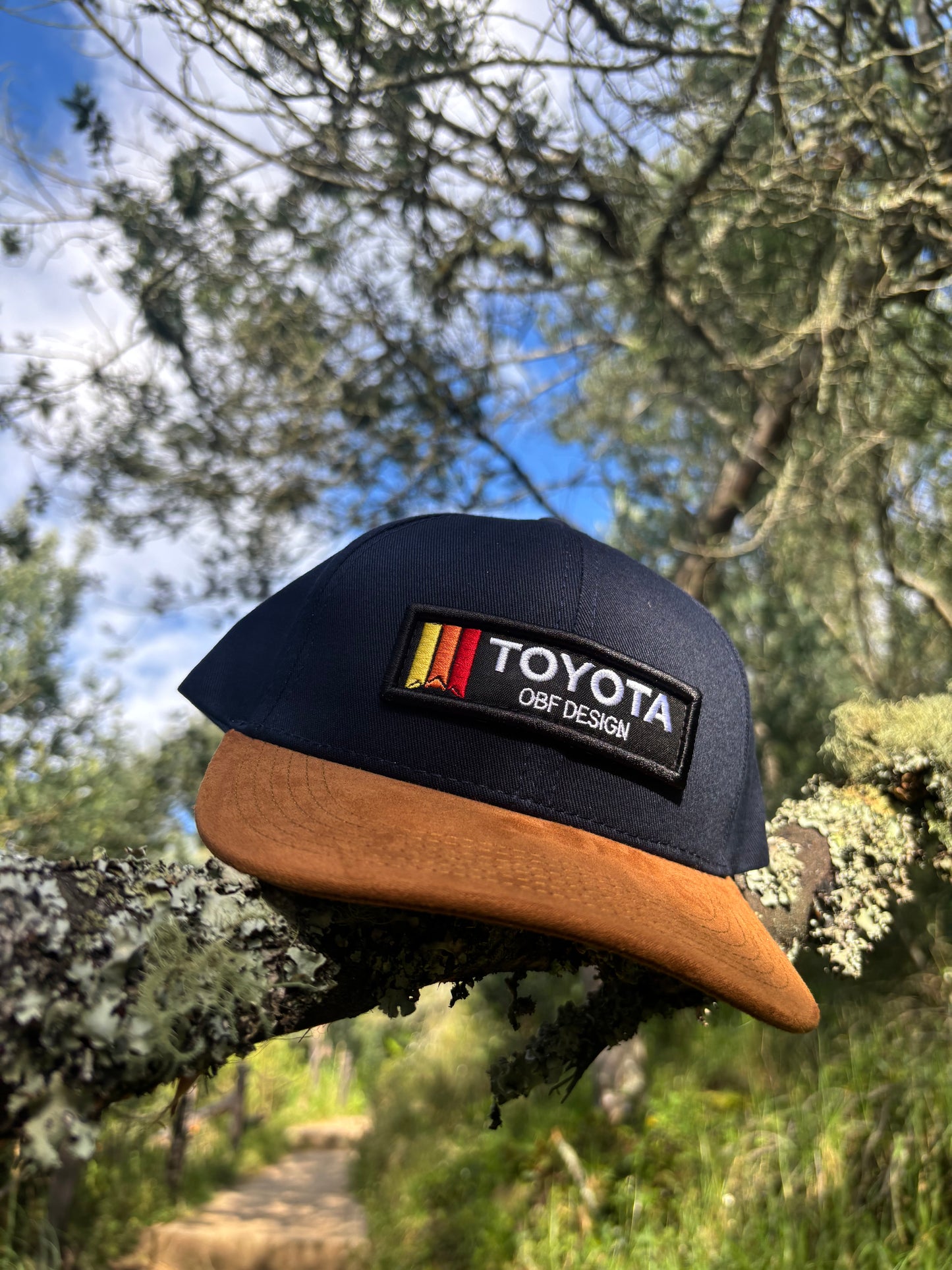 Gorra Toyota Azul Gamuza By OBF Design
