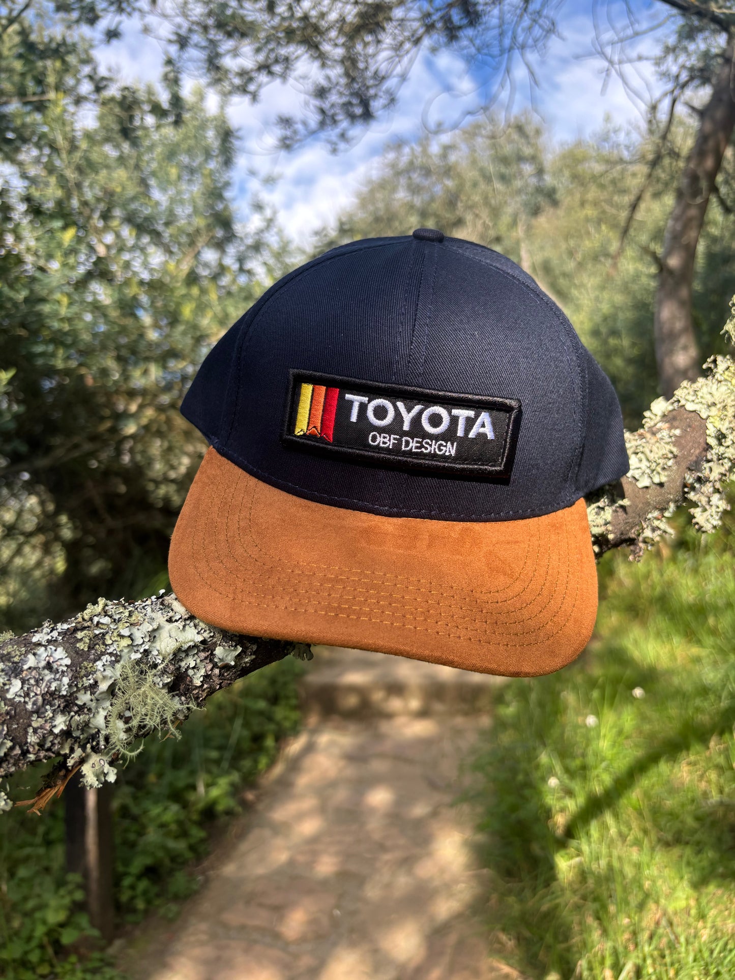 Gorra Toyota Azul Gamuza By OBF Design